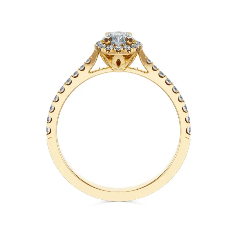 Klasyczny pierścionek zaręczynowy